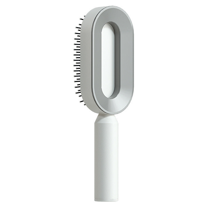 Self Cleaning Hair Brush For Women Massage Scalp Comb Anti-Static Hairbrush