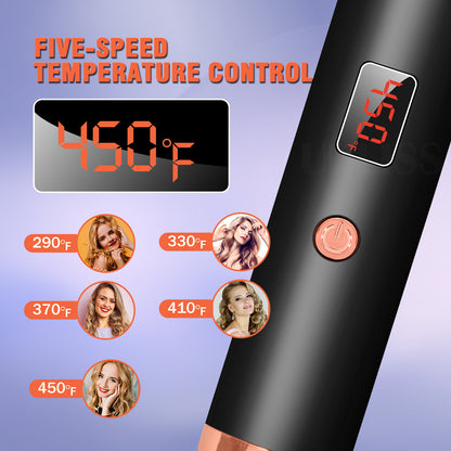 The All-in-One Hair Curler & Straightener