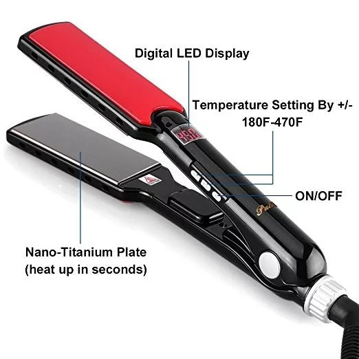 Professional Ceramic Flat Iron Hair Straightener Iron