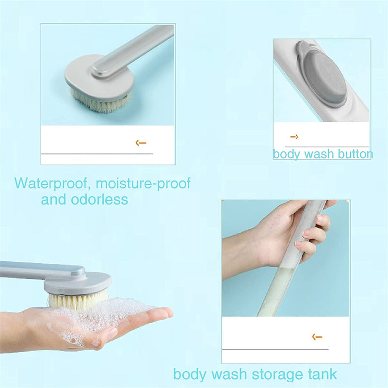 Multifunctional Detachable Dual-purpose Shower Brush Body Bath Sponge Scrubber