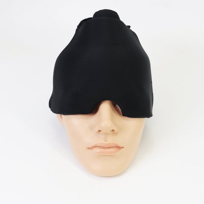 Migraine Relief Hat Cold Therapy Comfortable Head Wrap Ice Pack Eye Mask