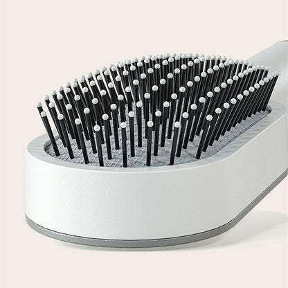 Self Cleaning Hair Brush For Women Massage Scalp Comb Anti-Static Hairbrush